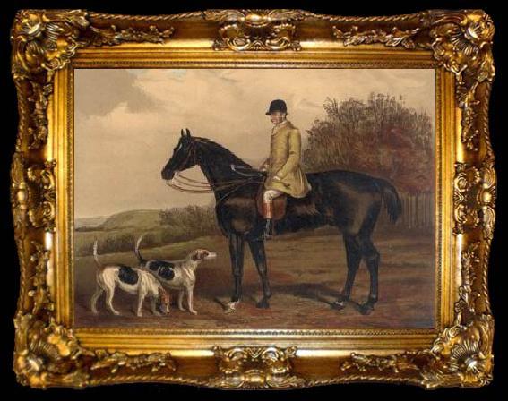 framed  unknow artist Classical hunting fox, Equestrian and Beautiful Horses, 192., ta009-2